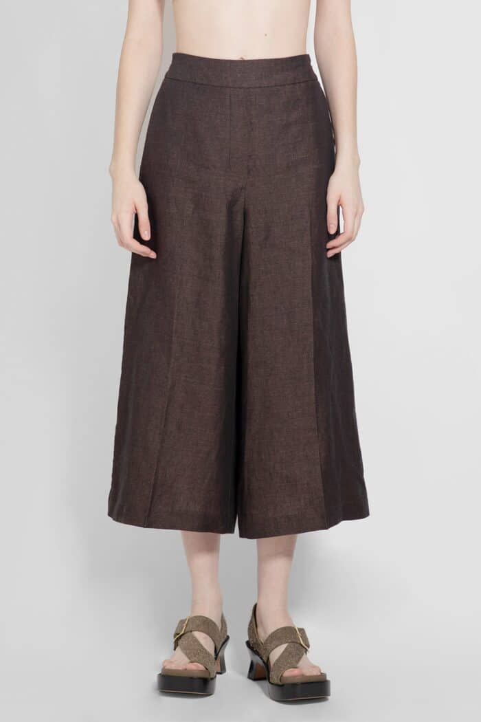 LOEWE Cropped Trousers In Linen