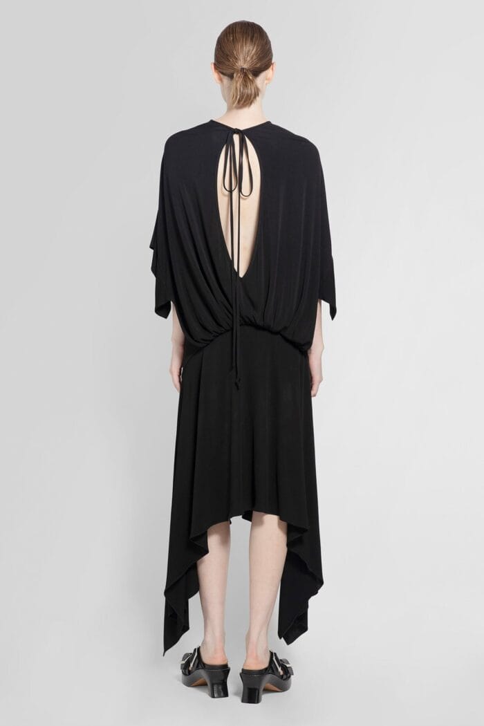 loewe draped dress in viscose LOEWE Draped Dress In Viscose