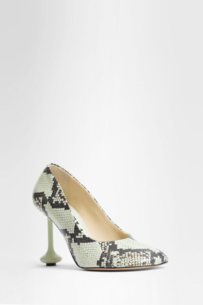 loewe embossed snake print toy pumps LOEWE Embossed Snake Print Toy Pumps