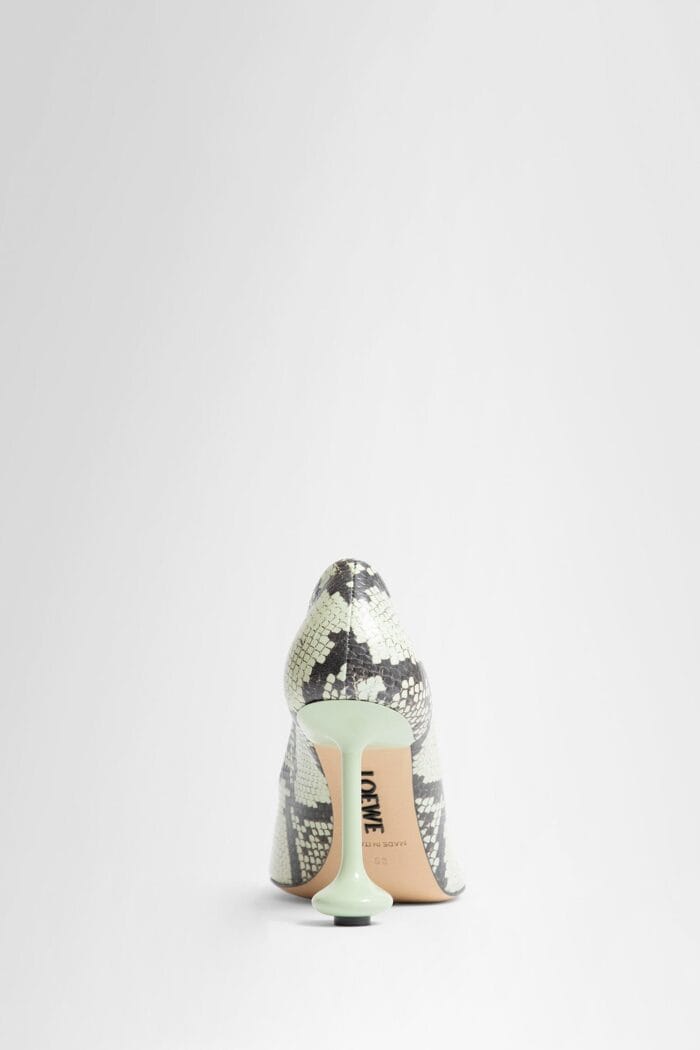 loewe embossed snake print toy pumps LOEWE Embossed Snake Print Toy Pumps