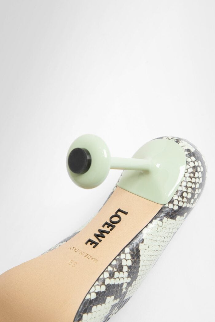 loewe embossed snake print toy pumps LOEWE Embossed Snake Print Toy Pumps
