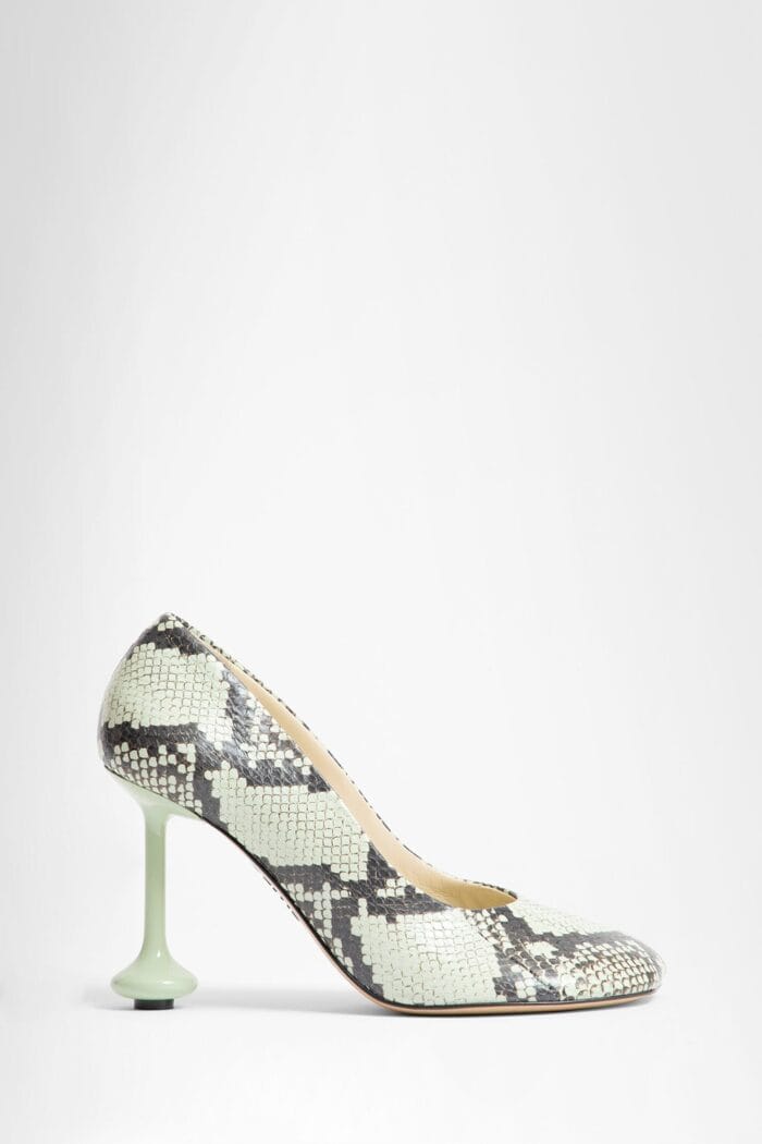 loewe embossed snake print toy pumps LOEWE Embossed Snake Print Toy Pumps
