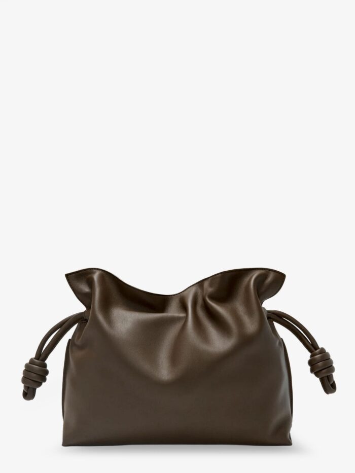 LOEWE Flamenco Leather Clutch Bag