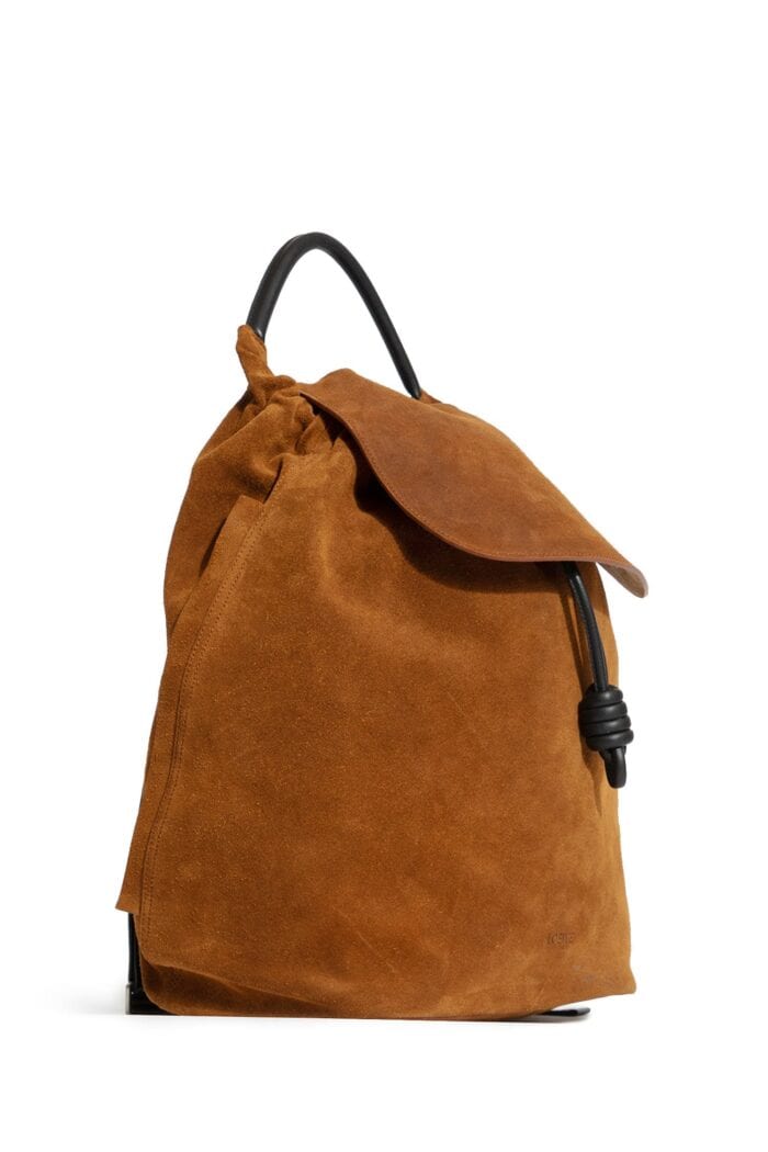 LOEWE Flamenco Pressed Suede Backpack