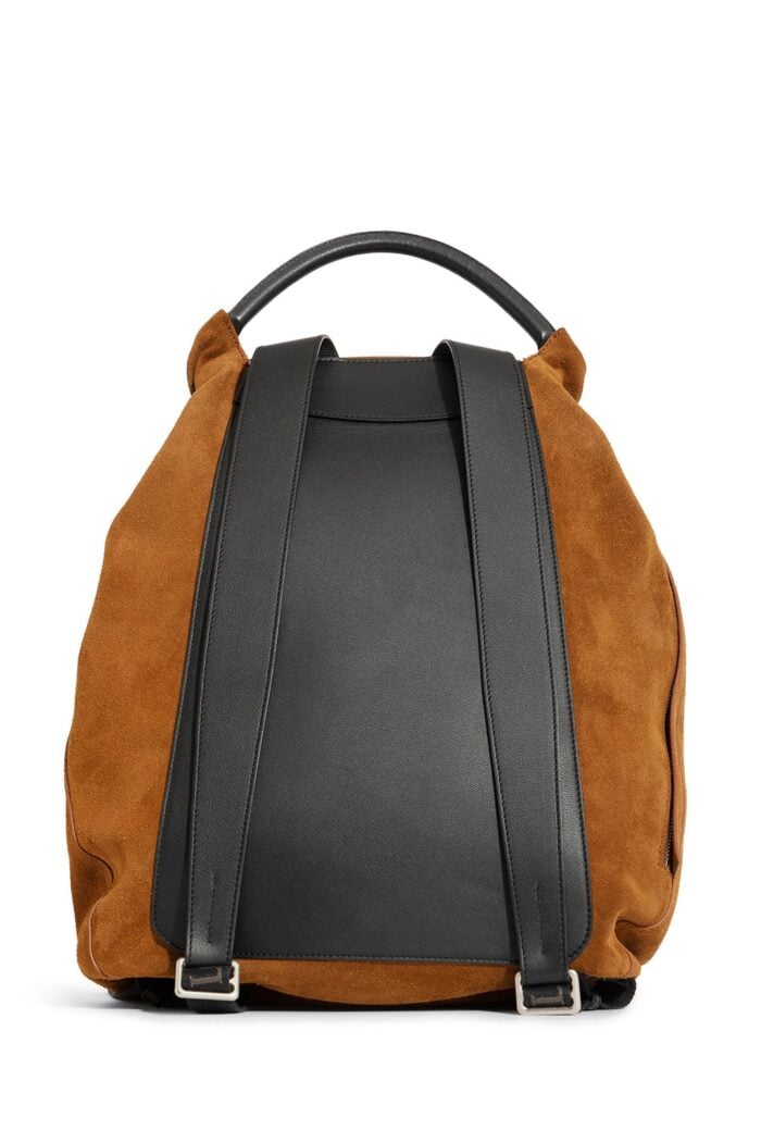 LOEWE Flamenco Pressed Suede Backpack