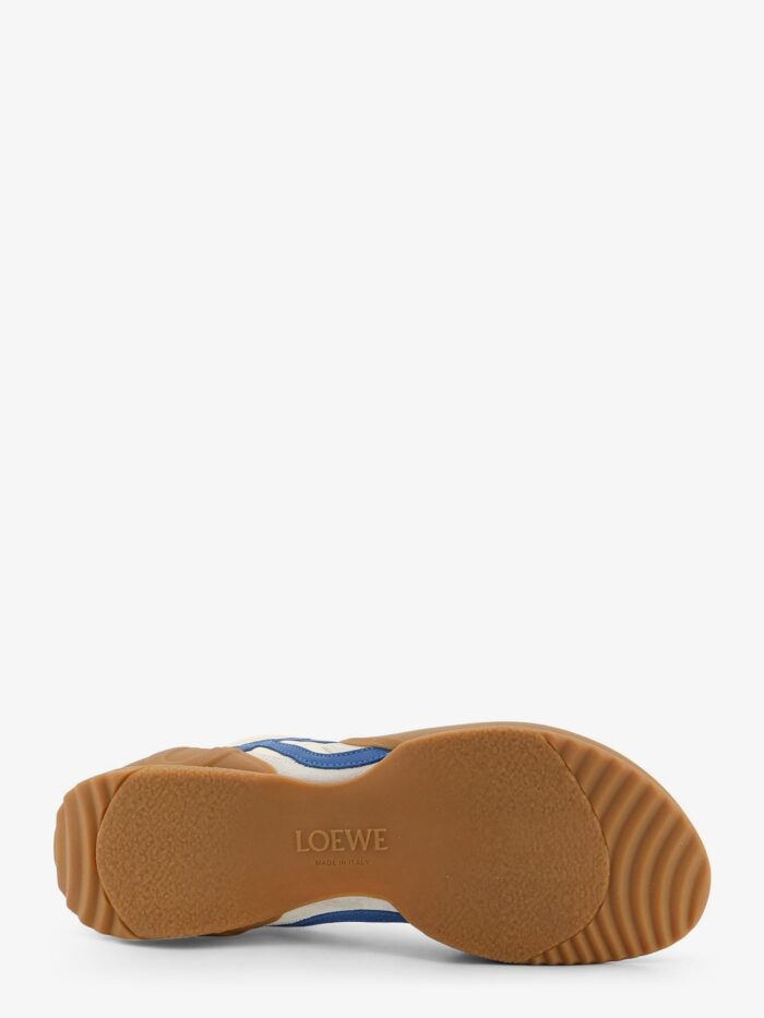 LOEWE Grip Nylon And Suede Sneakers With Contrasting Logo On The Side