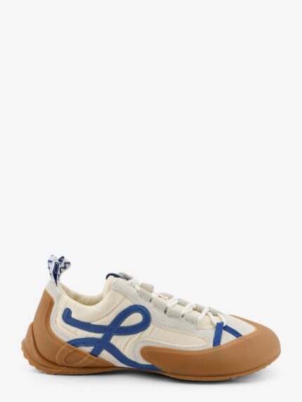LOEWE Grip Nylon And Suede Sneakers With Contrasting Logo On The Side