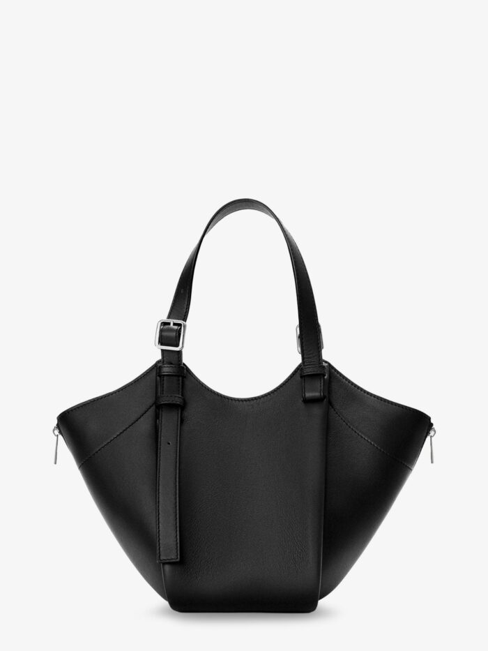 LOEWE Hammock Flip Leather Handbag With Front Lettering Logo