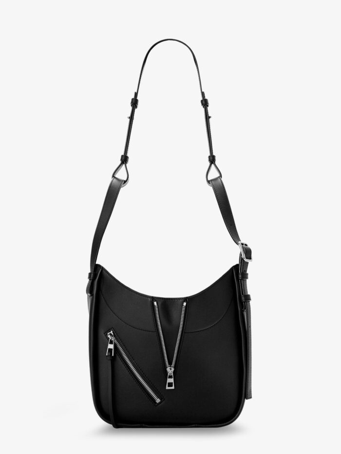 LOEWE Hammock Flip Leather Handbag With Front Lettering Logo