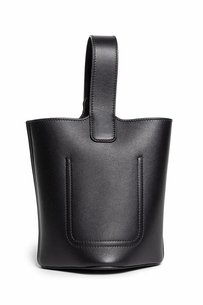 LOEWE Medium Pebble Bucket Bag In Mellow Calfskin