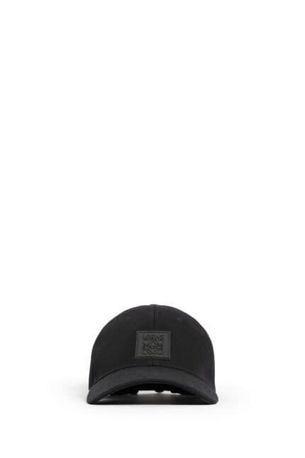 LOEWE Patch Cap In Canvas