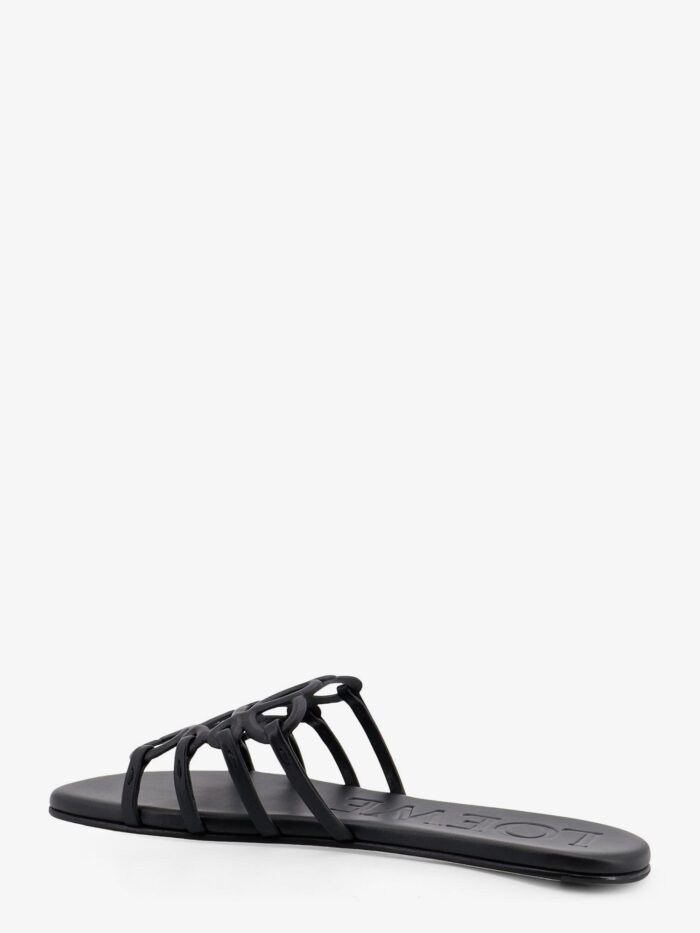LOEWE Paula's Ibiza-Aangram Petal Leather Sandals