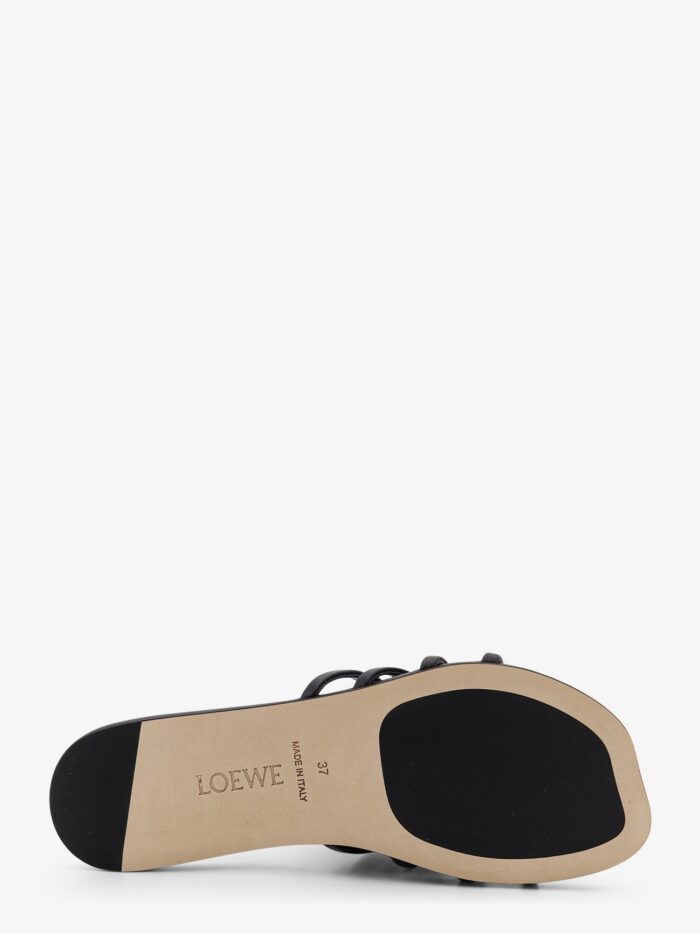 LOEWE Paula's Ibiza-Aangram Petal Leather Sandals