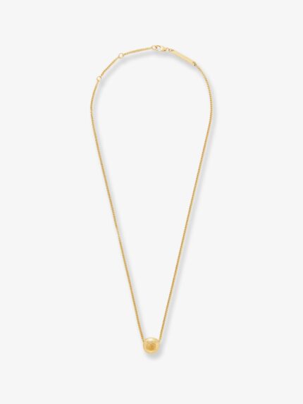 LOEWE Paula's Ibiza -Anagram Pebble Silver Necklace