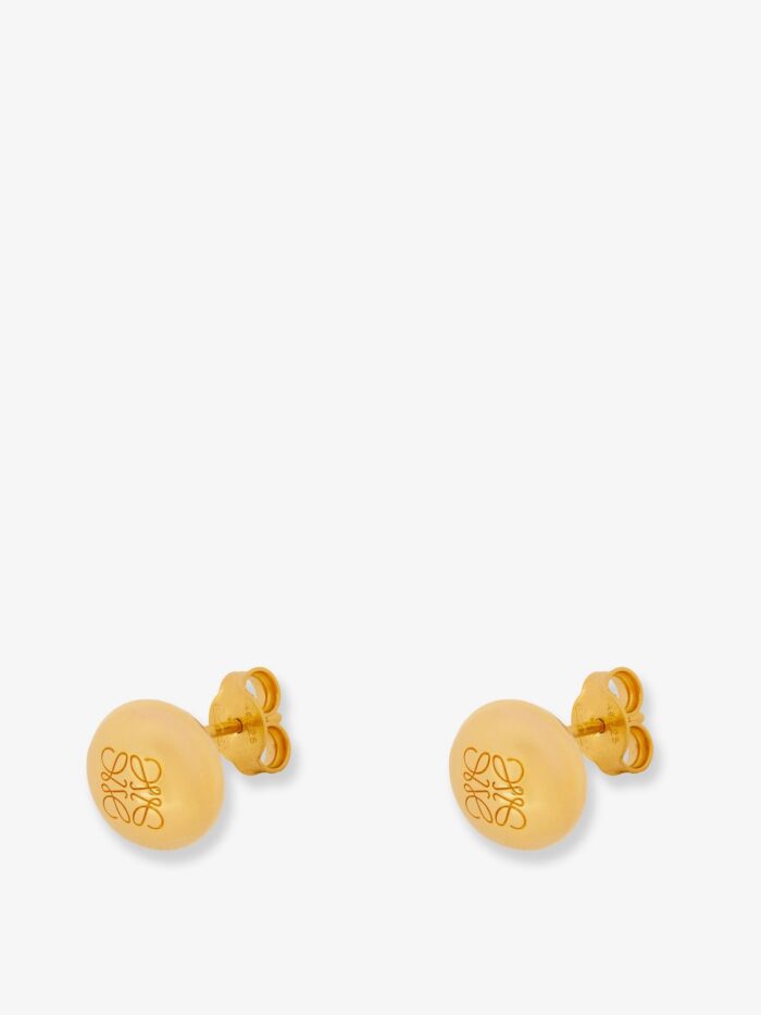 LOEWE Paula's Ibiza Anagram Pebble Sterling Silver Earrings