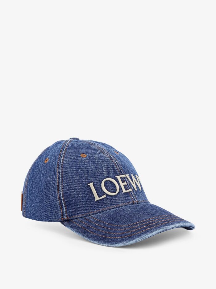LOEWE Paula's Ibiza Blue Denim Hat