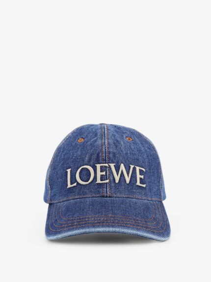 LOEWE Paula's Ibiza Blue Denim Hat