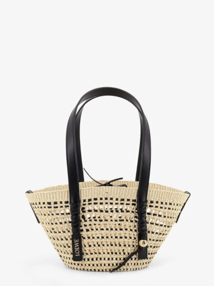 LOEWE Paula's Ibiza -Braid Basket Small Iraca Palm Leaf Shoulder Bag