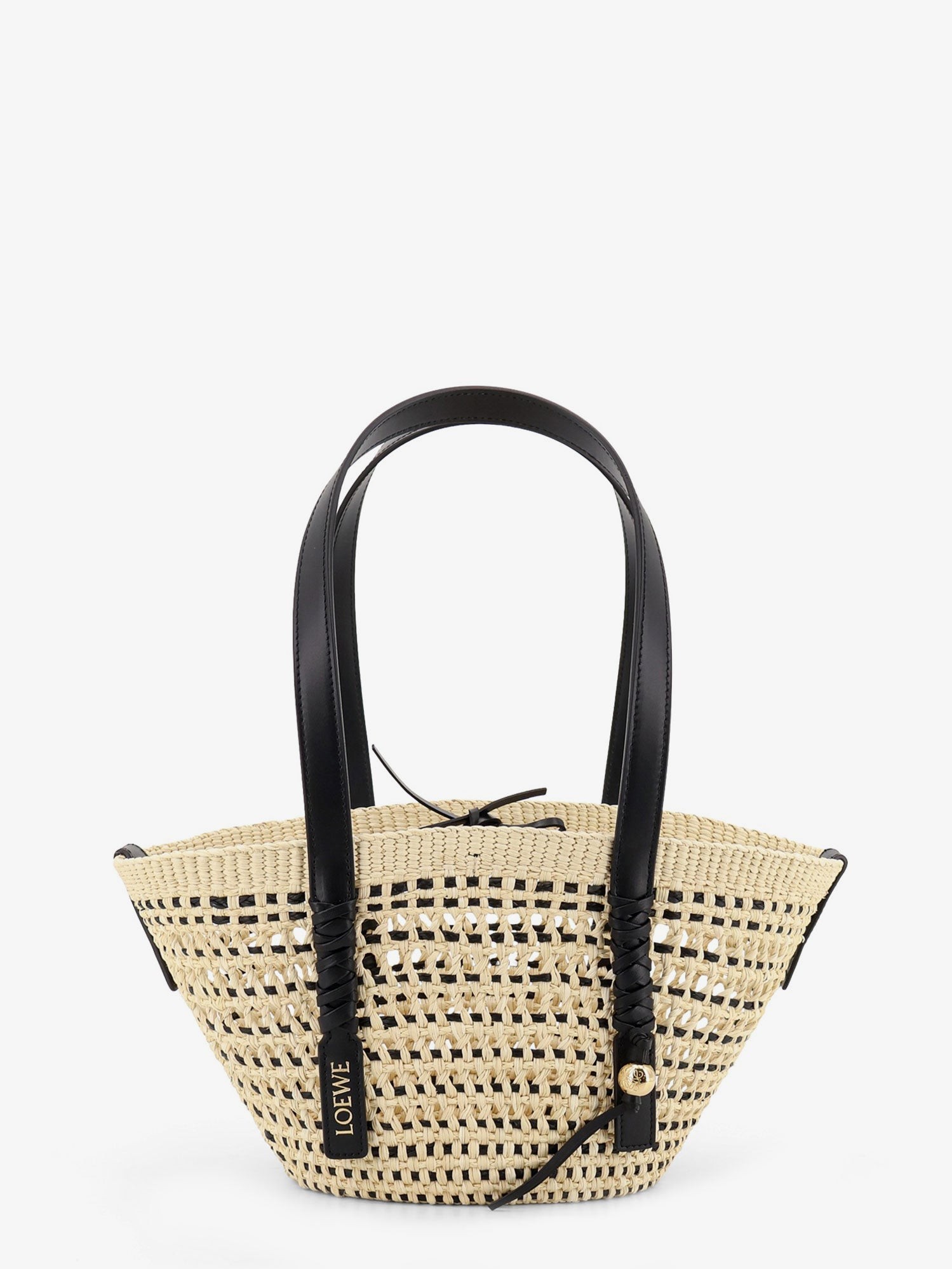 LOEWE Paula's Ibiza -Braid Basket Small Iraca Palm Leaf Shoulder Bag