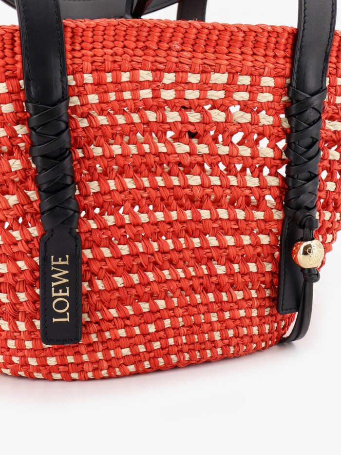 LOEWE Paula's Ibiza -Braid Basket Small Small Iraca Palm Leaf Shoulder Bag