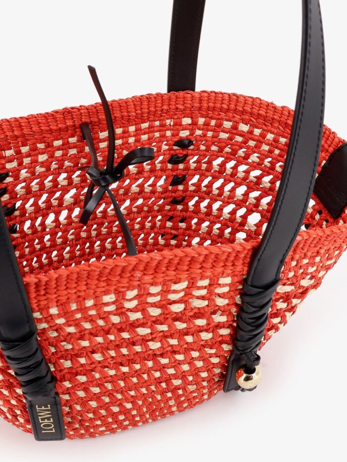 LOEWE Paula's Ibiza -Braid Basket Small Small Iraca Palm Leaf Shoulder Bag