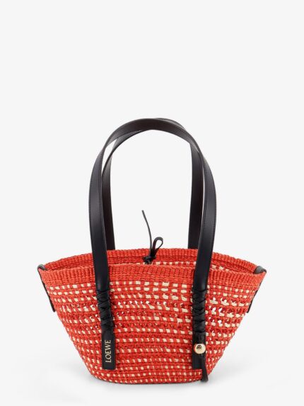 LOEWE Paula's Ibiza -Braid Basket Small Small Iraca Palm Leaf Shoulder Bag