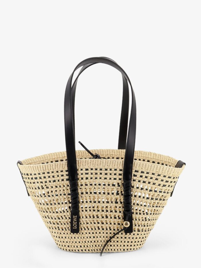 loewe paula's ibiza braid raffia and leather shoulder bag LOEWE Paula's Ibiza -Braid Raffia And Leather Shoulder Bag