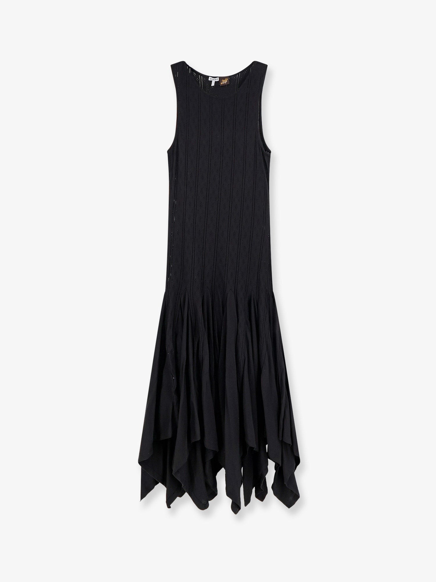 LOEWE Paula's Ibiza Embroidered Cotton Long Dress