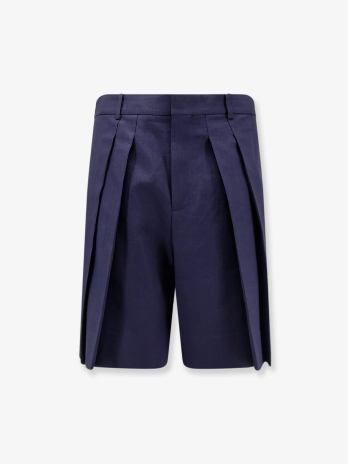 loewe paula's ibiza linen and cotton bermuda shorts LOEWE Paula's Ibiza Linen And Cotton Bermuda Shorts