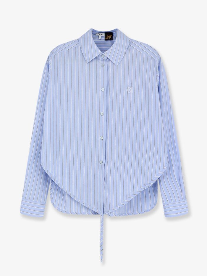 LOEWE Paula's Ibiza - Pajamas Striped Cotton Shirt