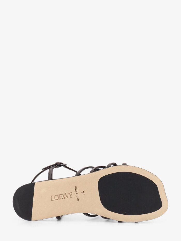 LOEWE Paula's Ibiza -Petal Leather Sandals With Anagram Logo On The Front