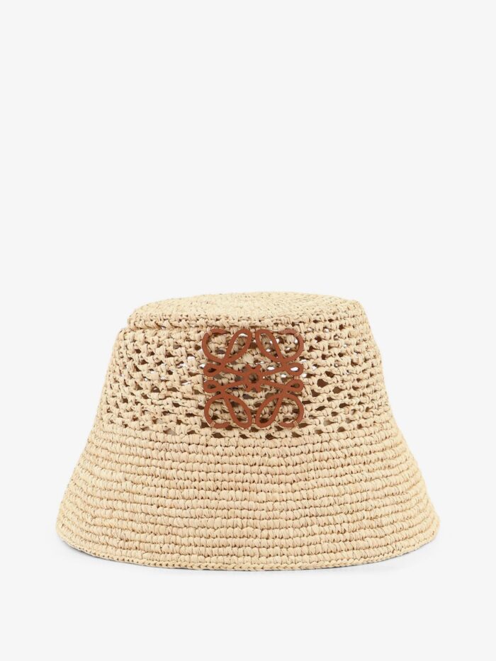loewe paula's ibiza raffia and leather hat LOEWE Paula's Ibiza Raffia And Leather Hat