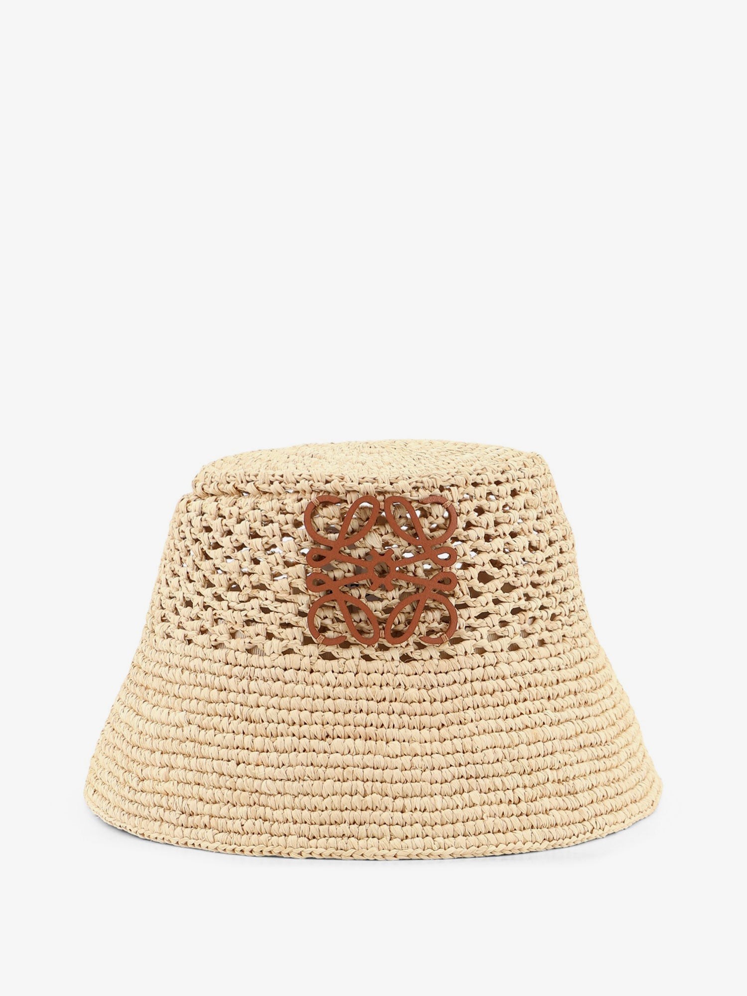 LOEWE Paula's Ibiza Raffia And Leather Hat