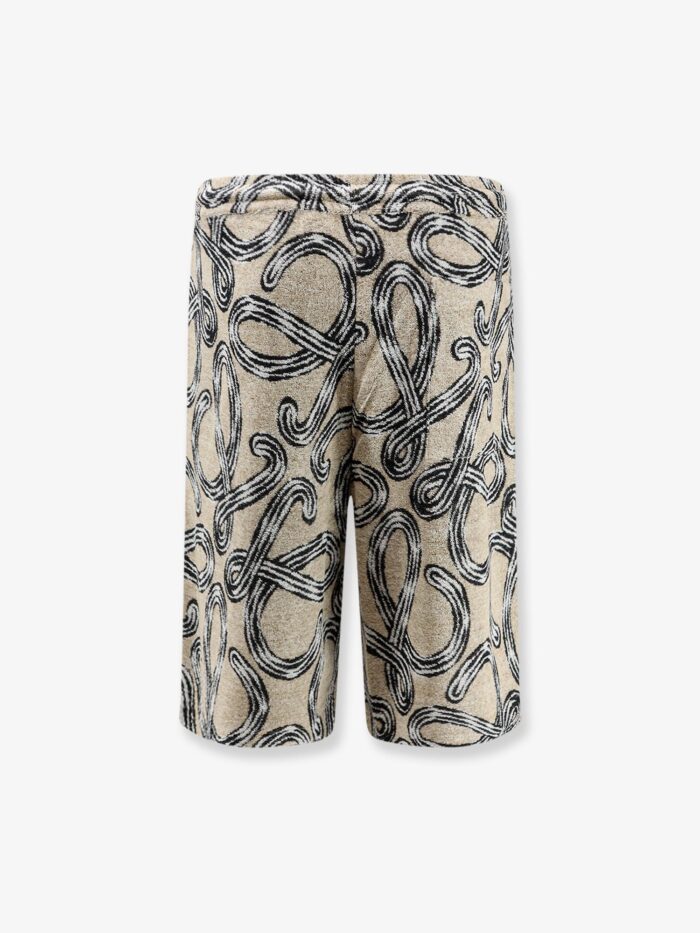 LOEWE Paula's Ibiza - Terrycloth Shorts With Iconic Print
