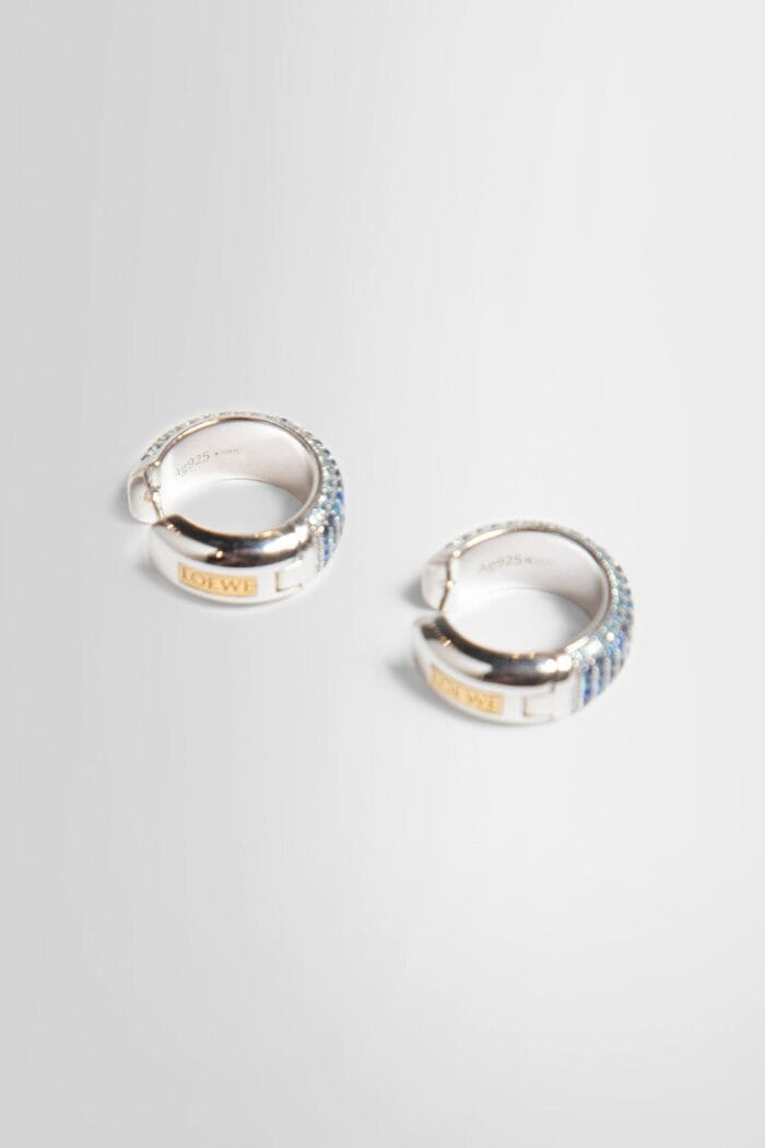 LOEWE Pav Hoop Earrings