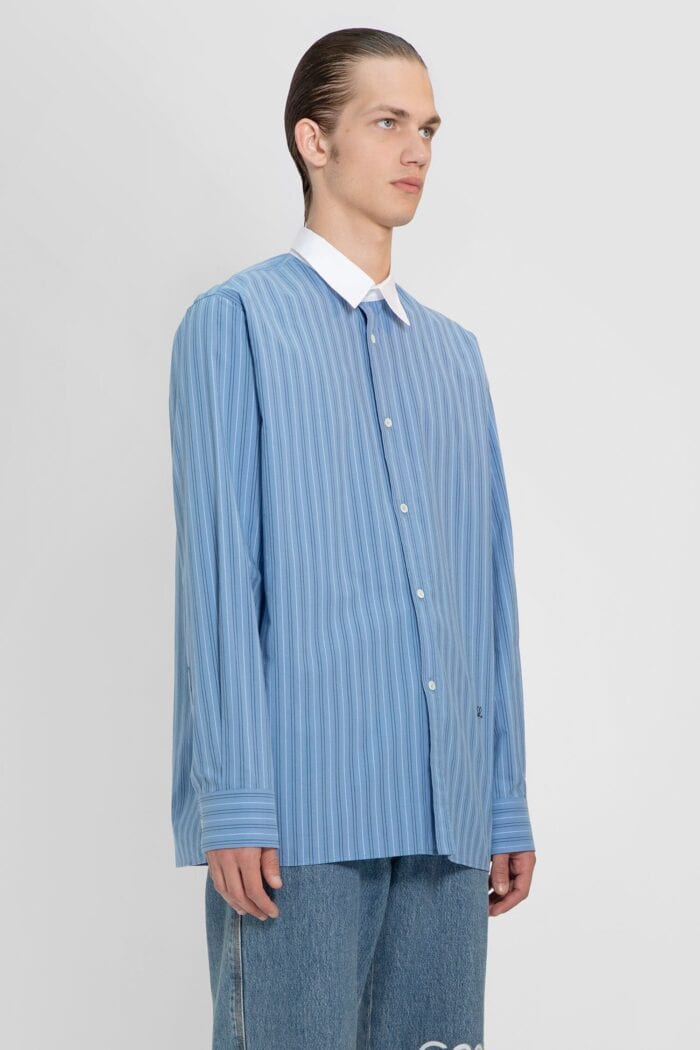 loewe pinstripe shirt in cotton LOEWE Pinstripe Shirt In Cotton