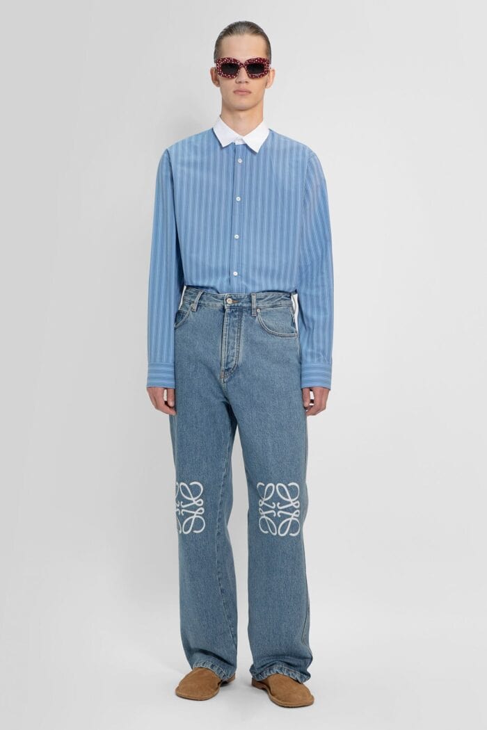 loewe pinstripe shirt in cotton LOEWE Pinstripe Shirt In Cotton