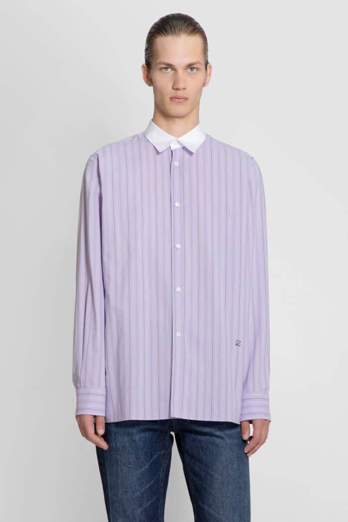 loewe pinstripe shirt in cotton LOEWE Pinstripe Shirt In Cotton