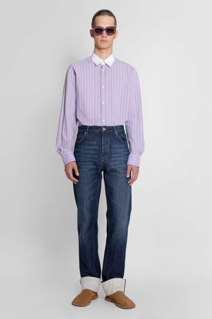 loewe pinstripe shirt in cotton LOEWE Pinstripe Shirt In Cotton