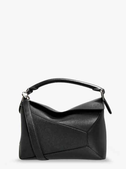 LOEWE Puzzle Edge Leather Handbag With Engraved Anagram Logo