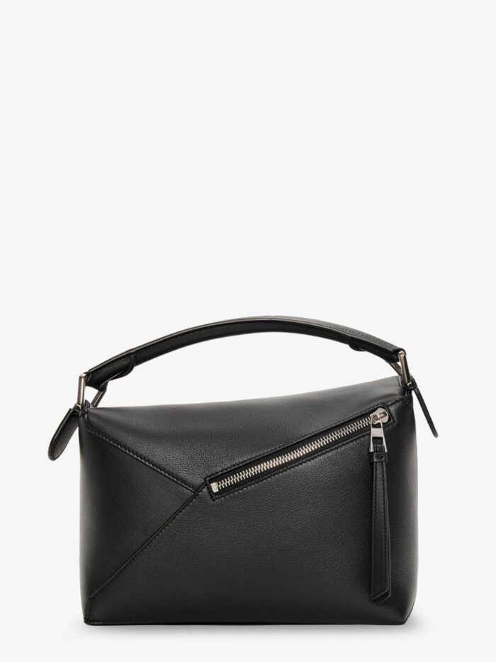 LOEWE Puzzle Edge Leather Handbag With Engraved Anagram Logo
