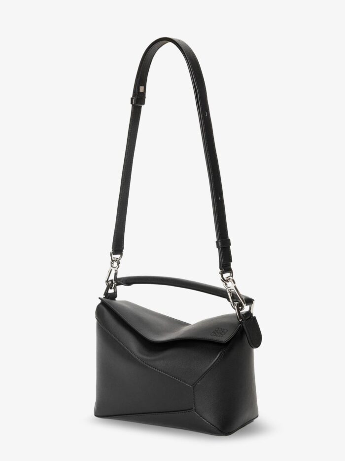LOEWE Puzzle Edge Leather Handbag With Engraved Anagram Logo