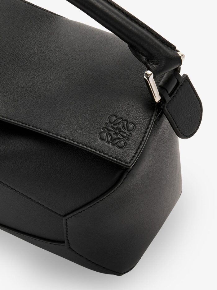 LOEWE Puzzle Edge Leather Handbag With Engraved Anagram Logo