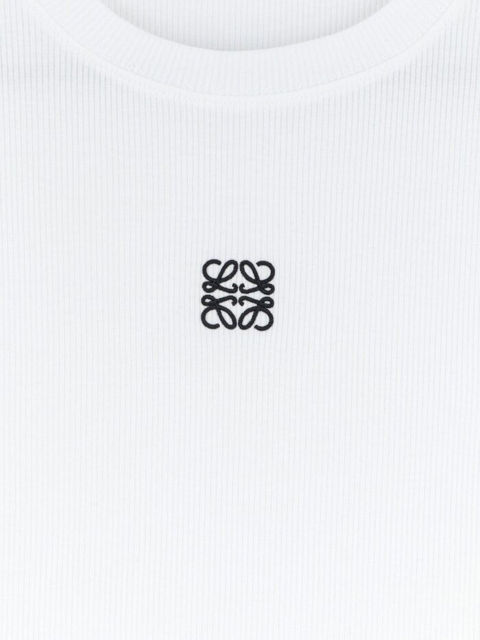 LOEWE Ribbed Cotton T-shirt