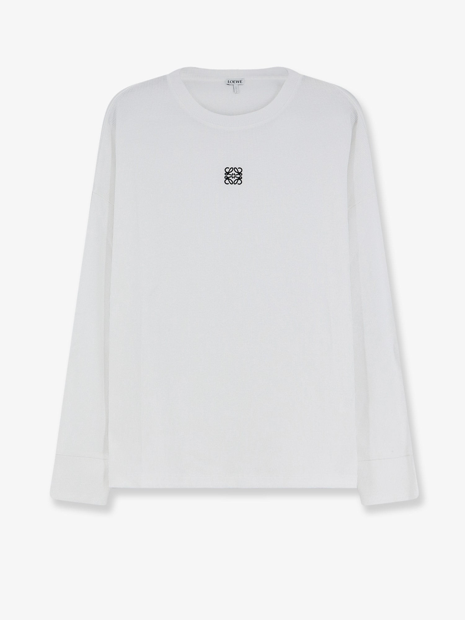 LOEWE Ribbed Cotton T-shirt