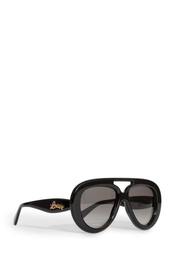 LOEWE Round Spoiler Aviator Sunglasses