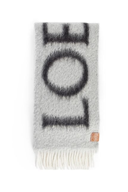 Loewe Scarf In Wool And Mohair