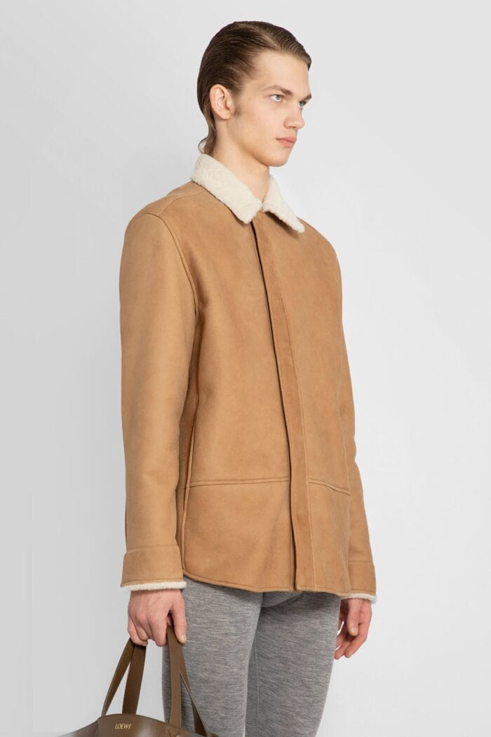 LOEWE Shaved Shearling Overshirt