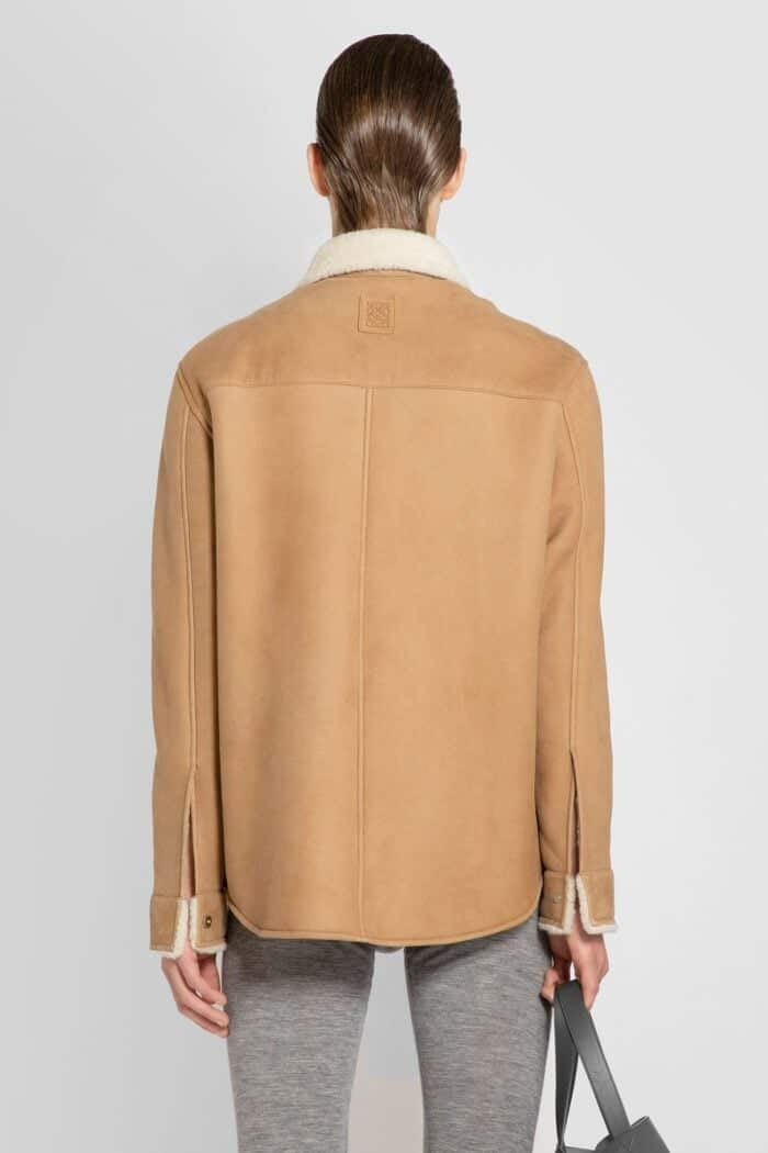 LOEWE Shaved Shearling Overshirt