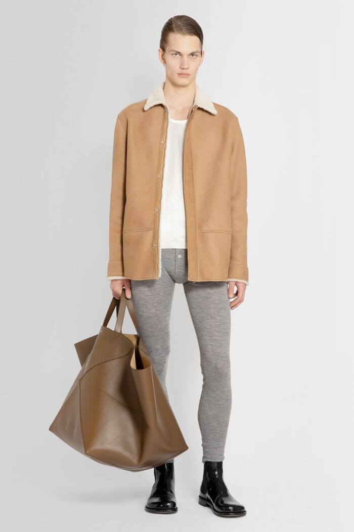 LOEWE Shaved Shearling Overshirt